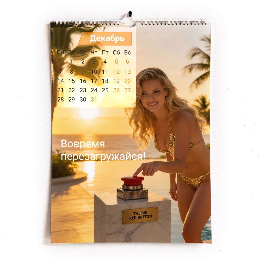 Превью Мотивационный календарь «Ядерный Титбитленд 2026»