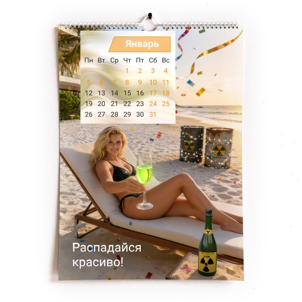 Превью Мотивационный календарь «Ядерный Титбитленд 2026»
