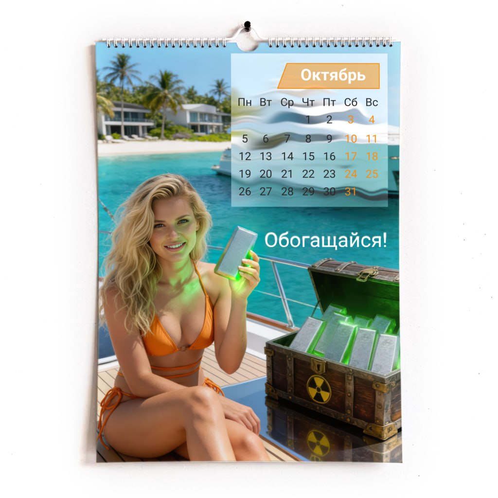 Превью Мотивационный календарь «Ядерный Титбитленд 2026»